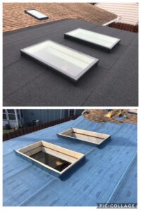 Skylights on a Flat Roof